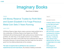 Tablet Screenshot of imaginarybooks.net